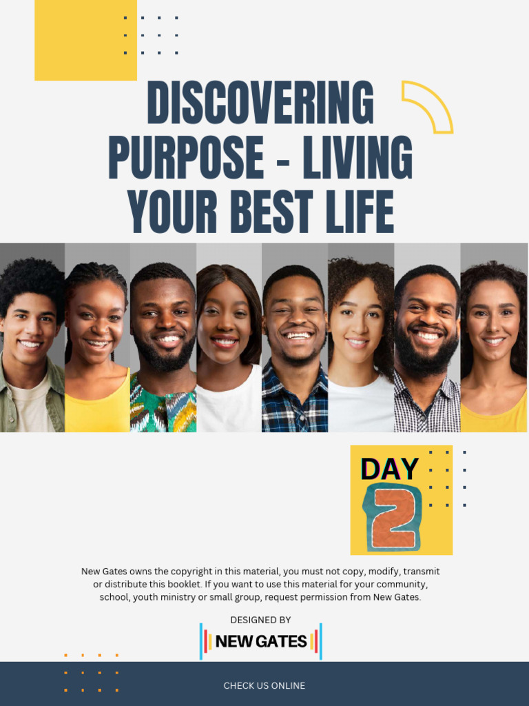 Day 2 Discover Your Purpose, Live Your Best Life 1 PDF