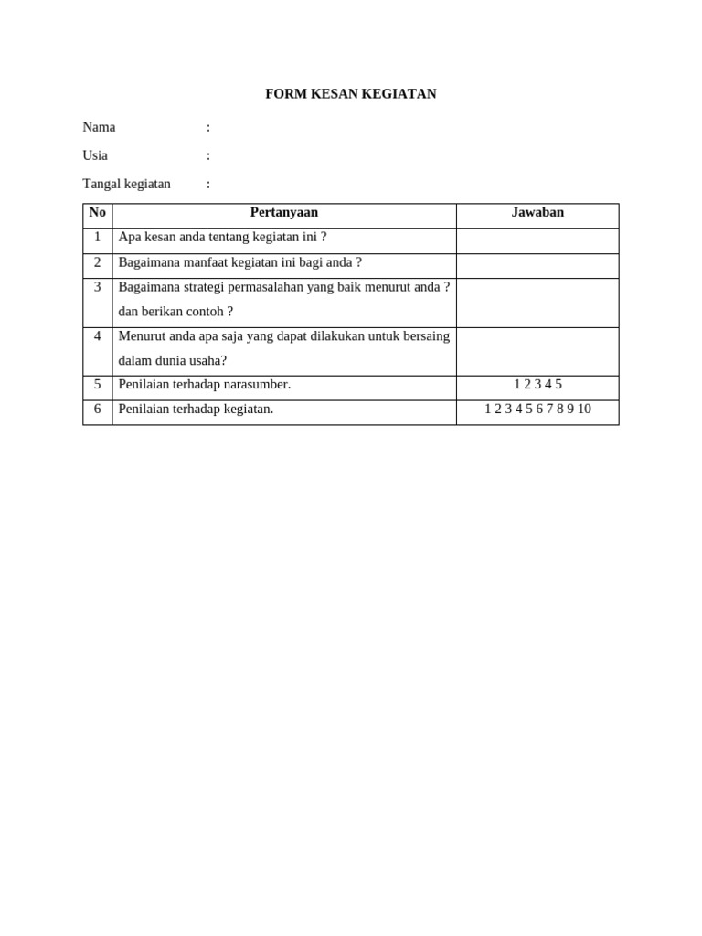 Form NAPM | PDF