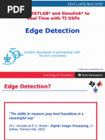 Edge Detection: From Matlab and Simulink To Real Time With Ti Dsps