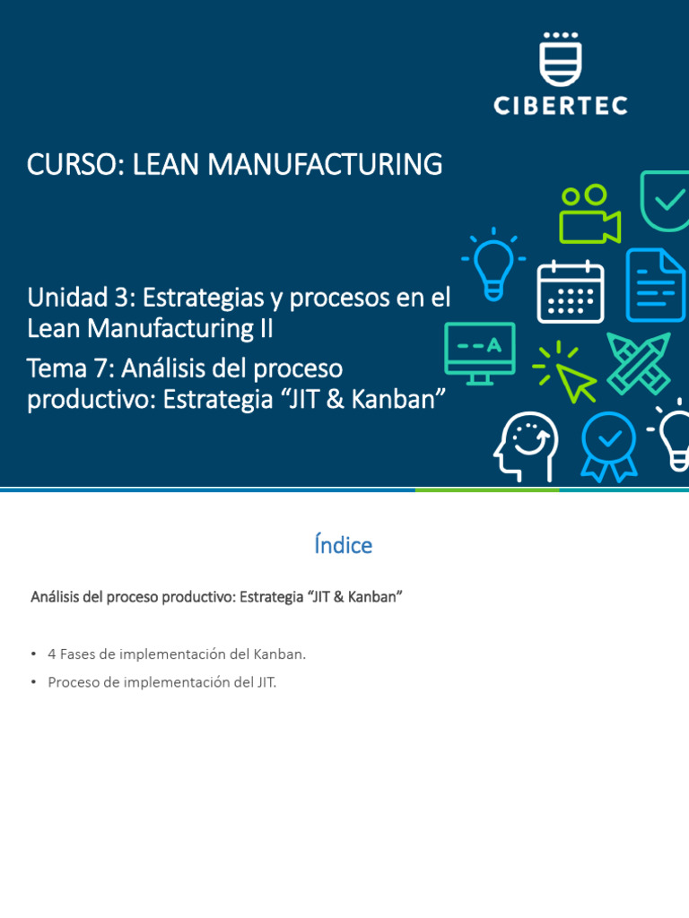 Estrategias JIT y Kanban en Lean Manufacturing | PDF | Lean ...
