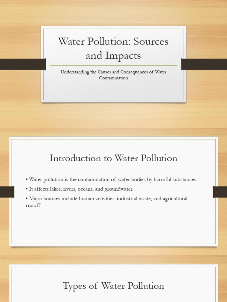Water Pollution (Sree Vishal) | PDF | Water Pollution | Pollution