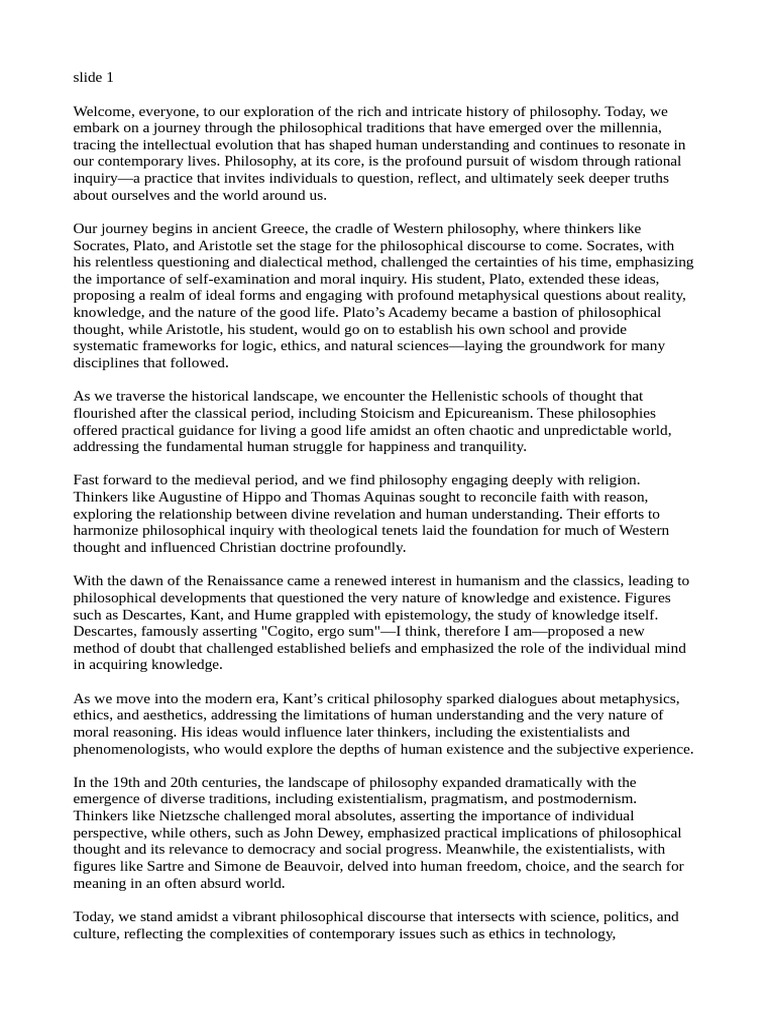 Introduction To The History of Philosophy | PDF | Rationalism | Stoicism