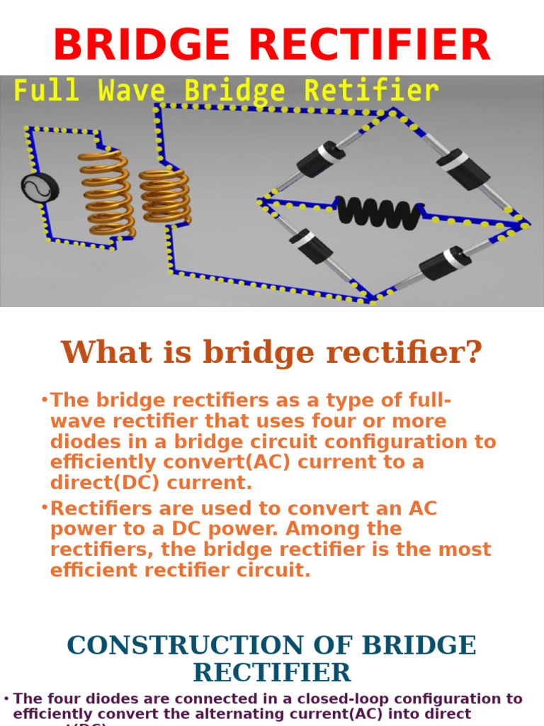 Understanding Bridge Rectifiers | PDF