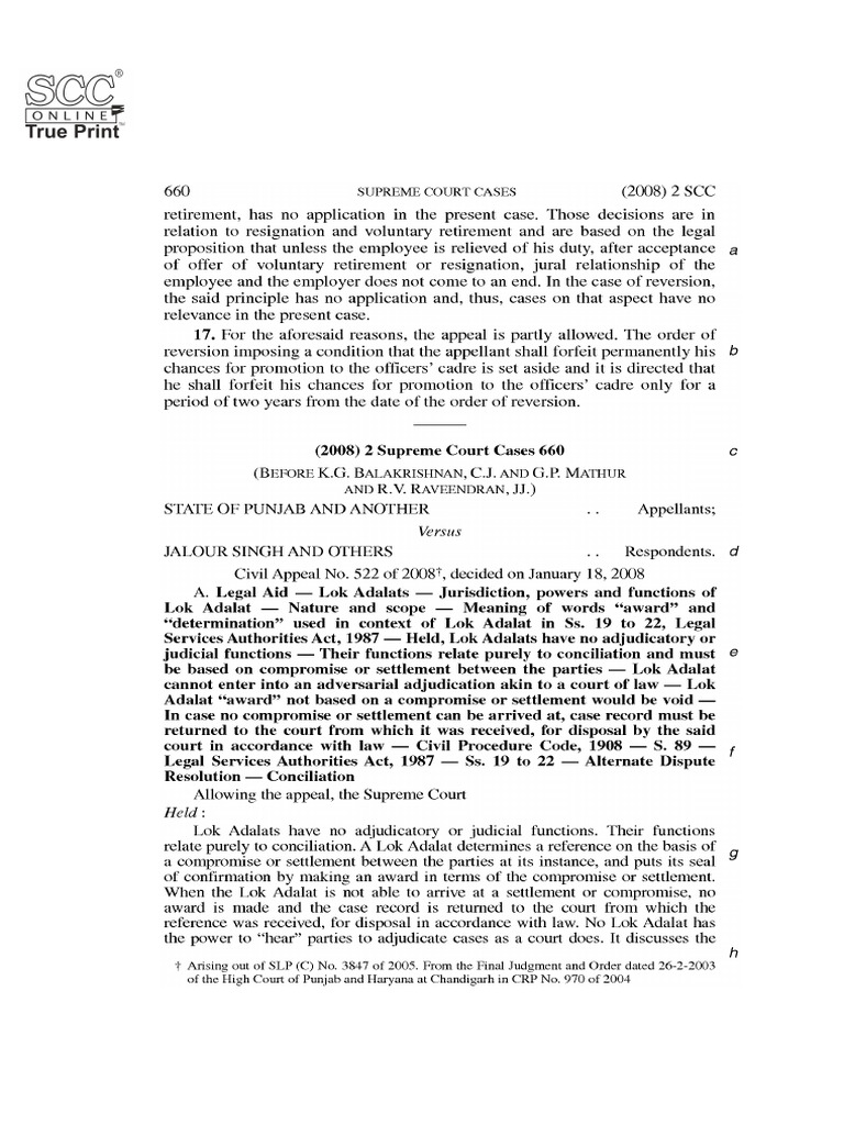 Modak Judgment Analysis (2008) SCC 1 | PDF | Supreme Court Of The ...