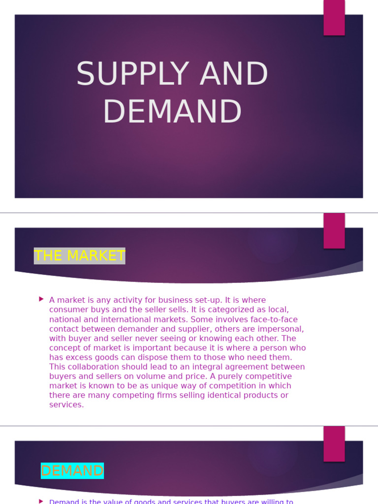 Understanding Supply and Demand Dynamics | PDF | Demand | Economic ...