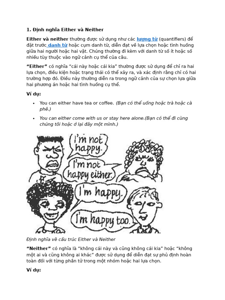 Neither and Either | PDF
