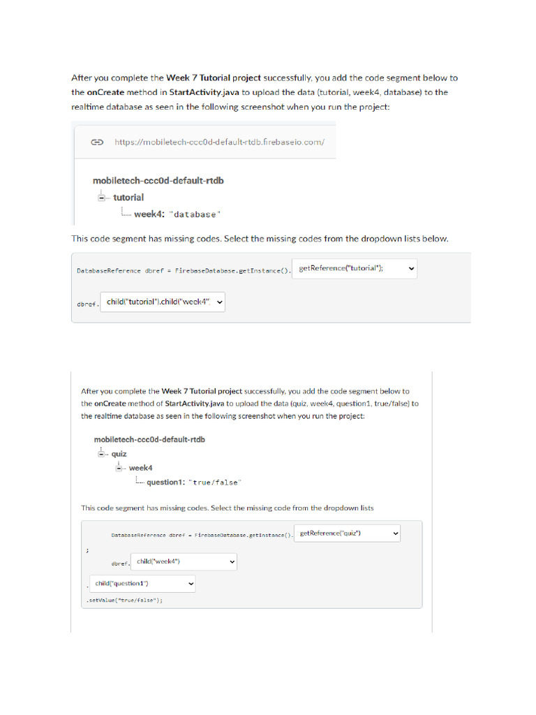 Week 7 Quiz Answers Possible | PDF