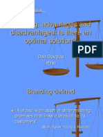 Douglas - Branding Advantages and Disadvantages