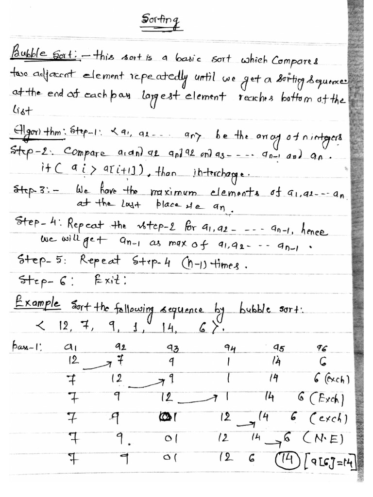 Sorting and Searching | PDF