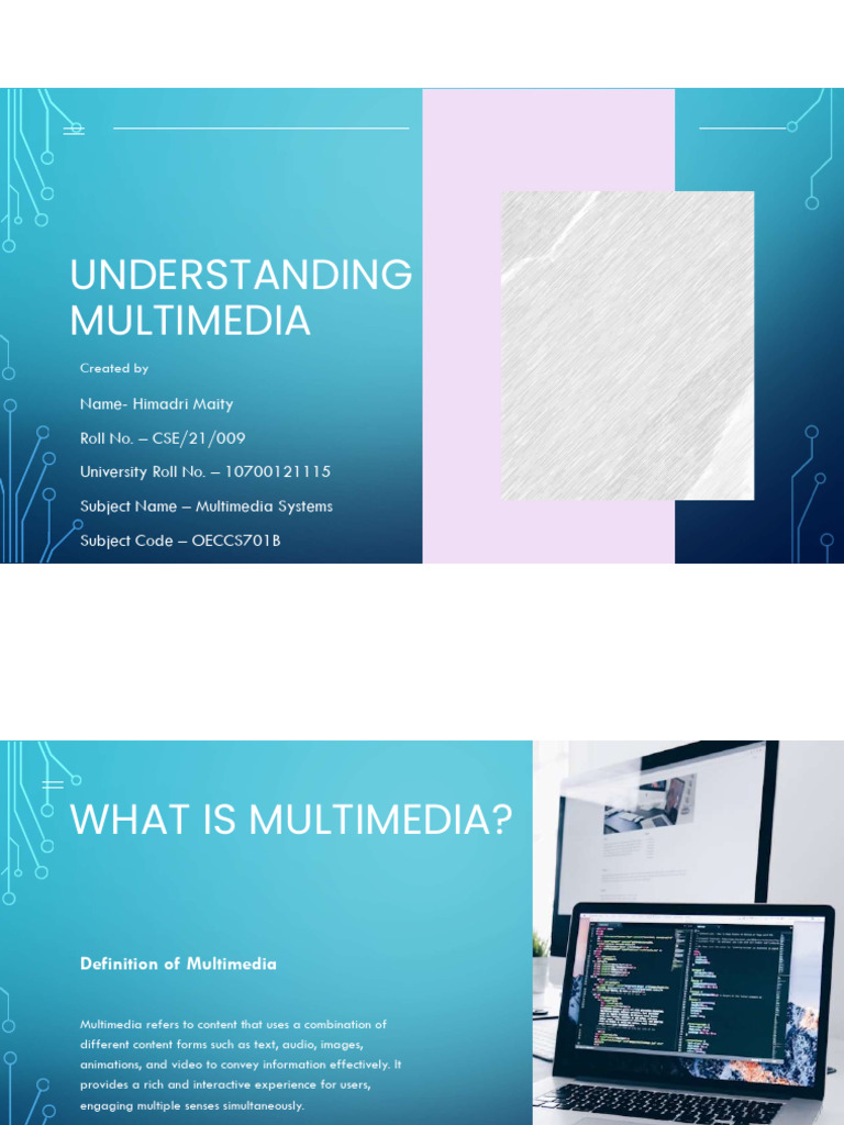 Multimedia Systems Overview and Applications | PDF