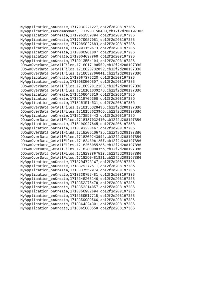 MagicTrace Application Logs | PDF
