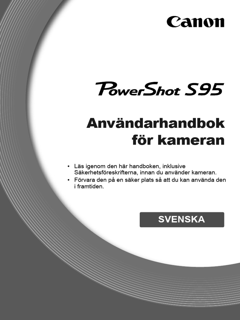 Canon Powershot S95 | PDF
