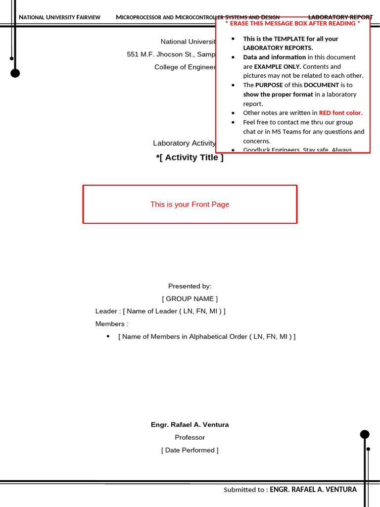 Experiment Template - Micro LATEST | PDF | Arduino | Computer Architecture