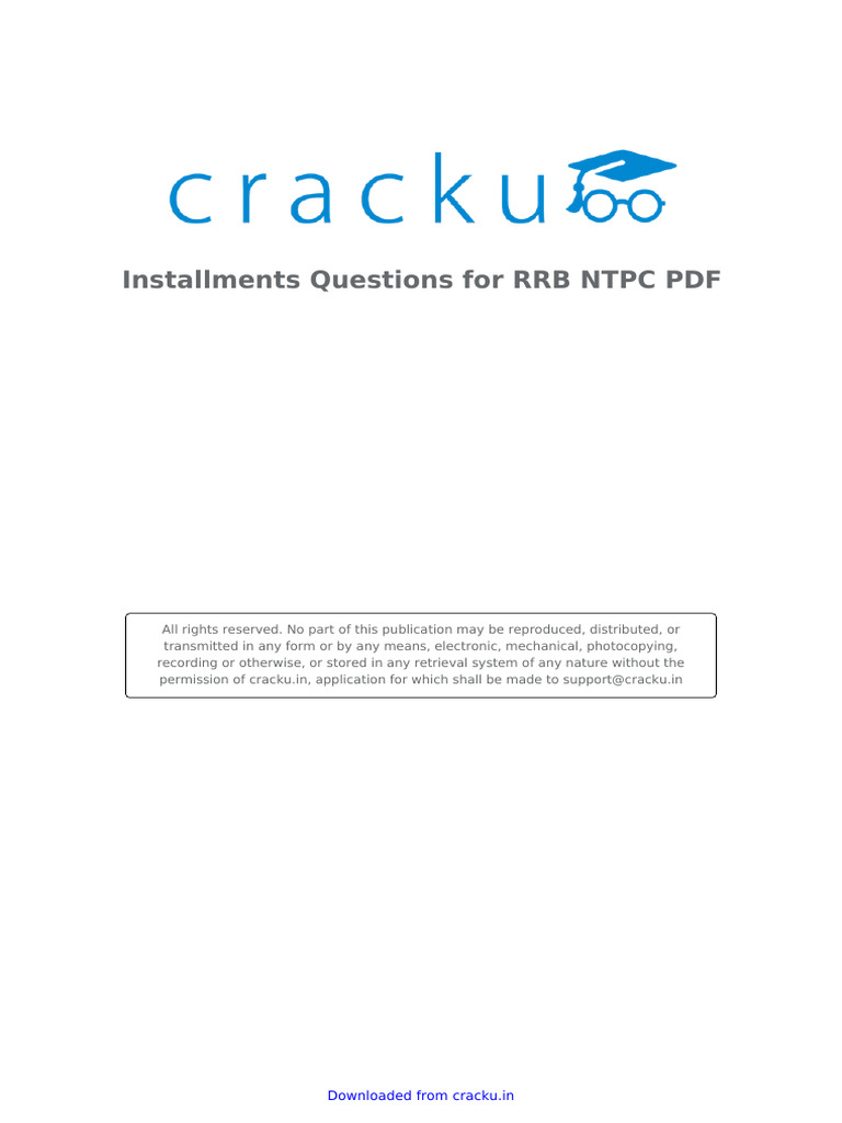RRB NTPC Investment Questions PDF | PDF | Interest | Banks