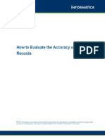 How to Evaluate the Accuracy of Address Records