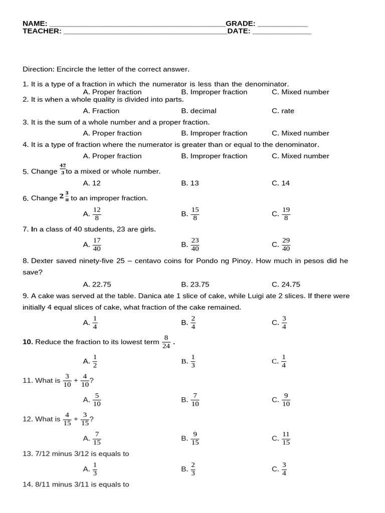 1st MID QUARTEREXAM BUSMATH | PDF | Lexicology | Mathematical Notation