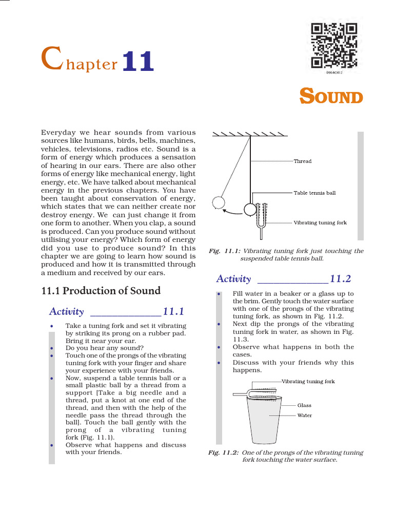 9 Science NCERT Chapter 11 | PDF | Sound | Waves