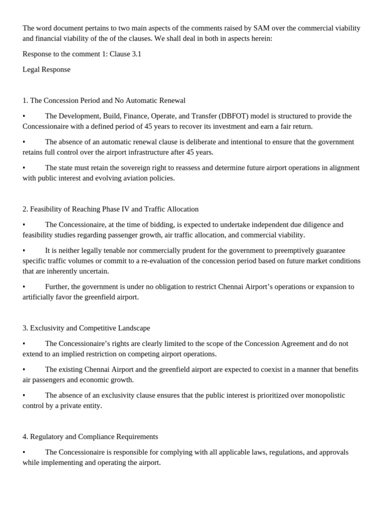 Key Risk Analysis of The DCA and RFQ Cum RFP | PDF | Joint Venture ...