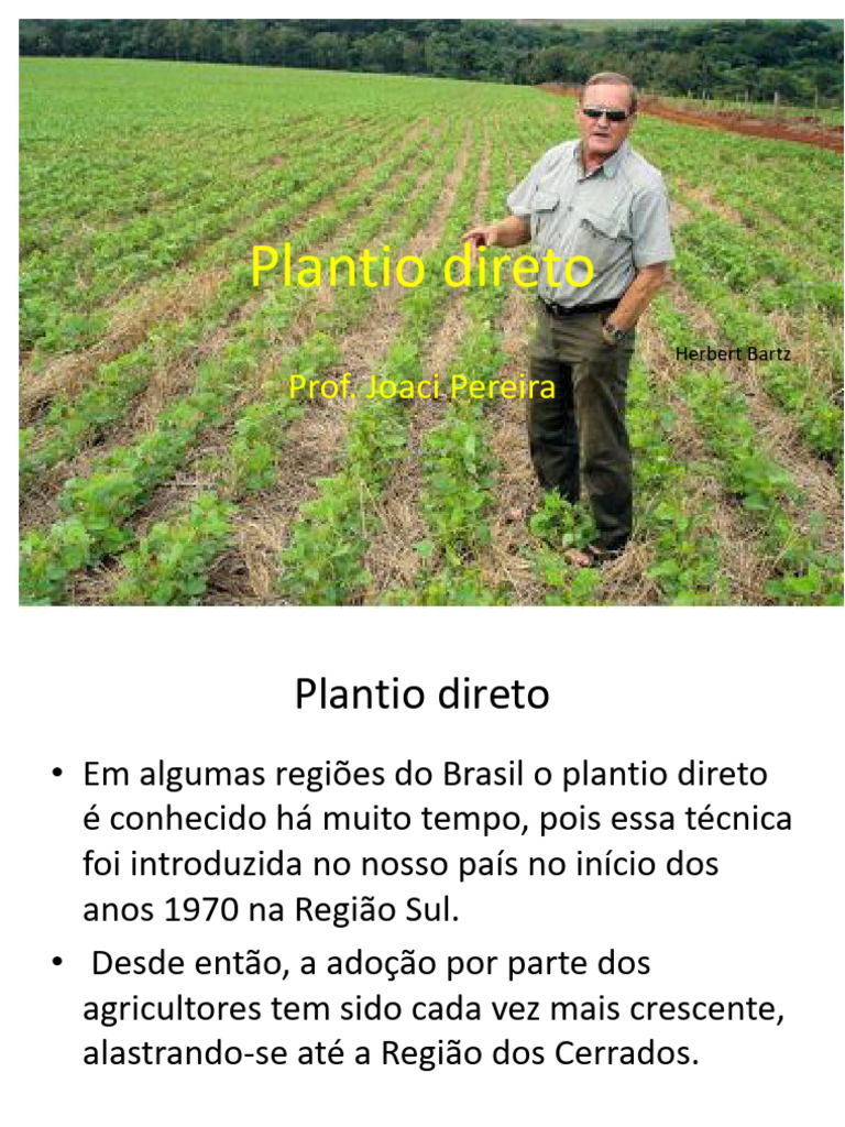 Vantagens e Técnicas do Plantio Direto | PDF | Agricultura | Rotação de ...