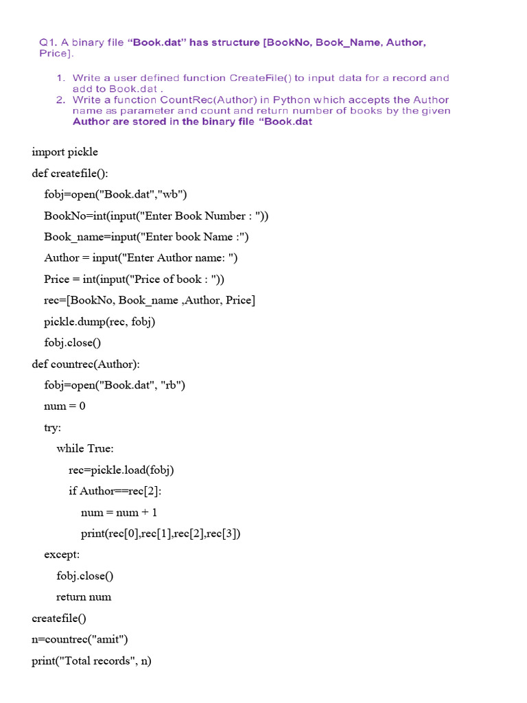 Python Functions for File Operations | PDF | Parameter (Computer ...