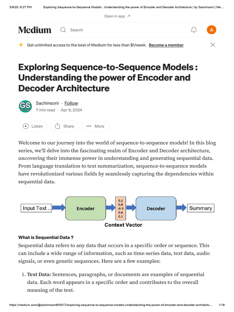 Exploring Sequence-to-Sequence Models _ Understanding the power of ...