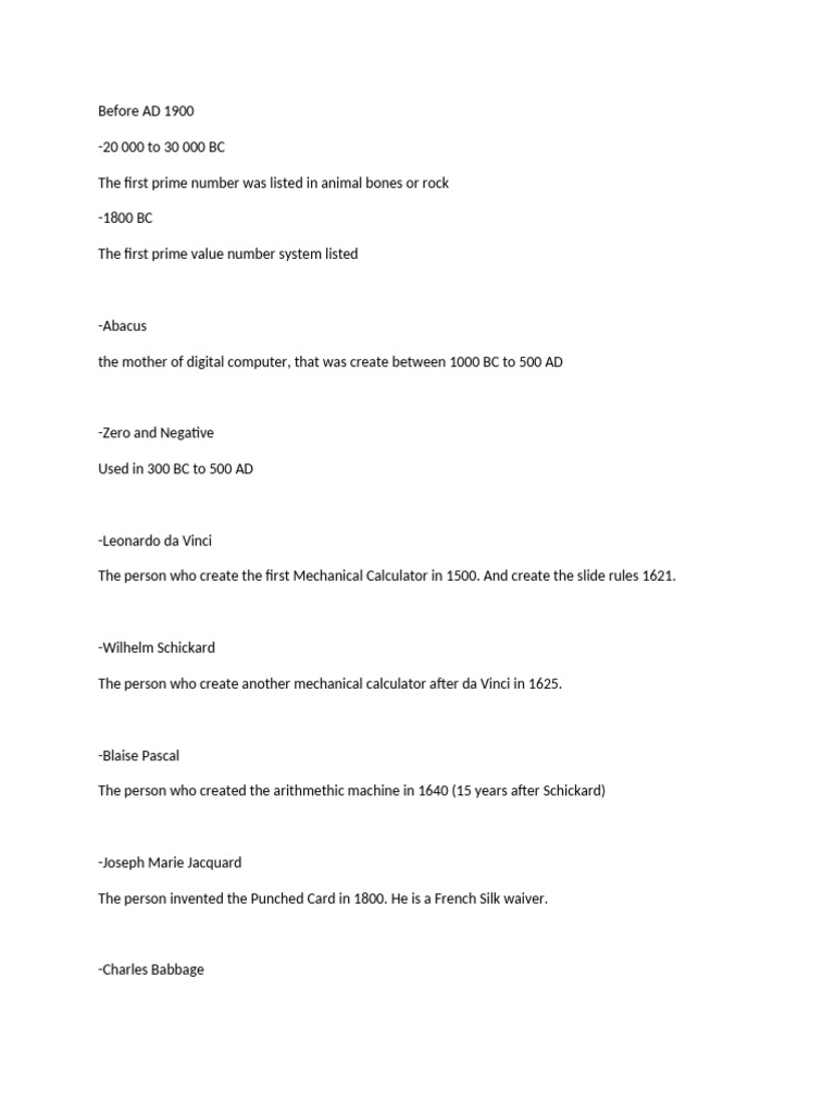 History of Computing Inventions | PDF | World Wide Web | Internet & Web