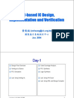 Cell based IC Design Flow Overview