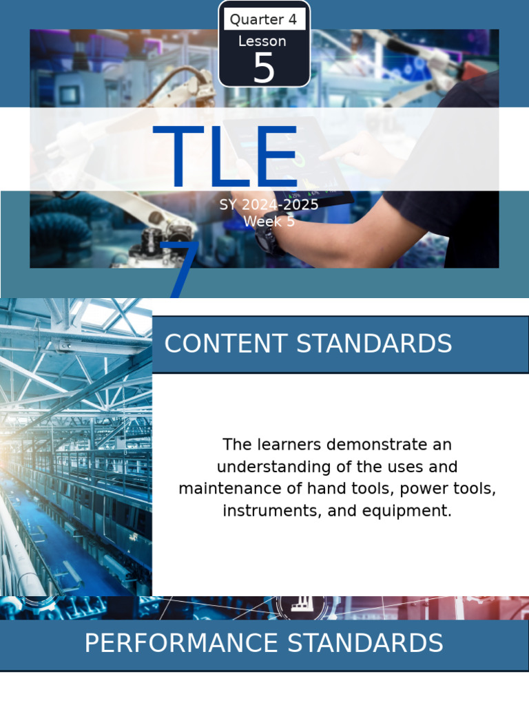 Tool Maintenance and Safety Standards | PDF | Nut (Hardware) | Quality ...