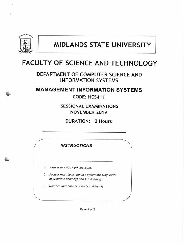 Mis Nov 2019 | PDF