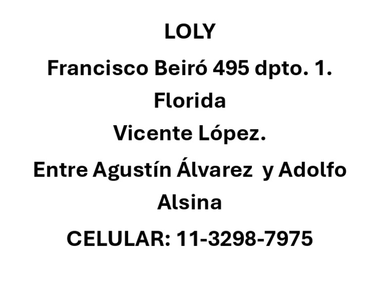 Loly | PDF