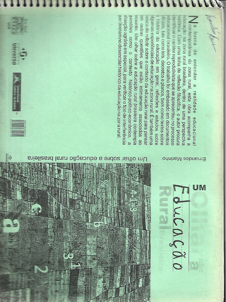 Um Olhar Sobre A Educao Rural Brasileira - Introduo e Captulo 1 | PDF