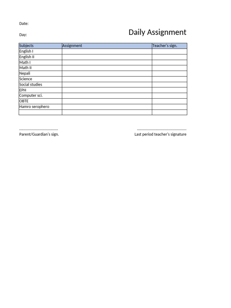 Diary | PDF