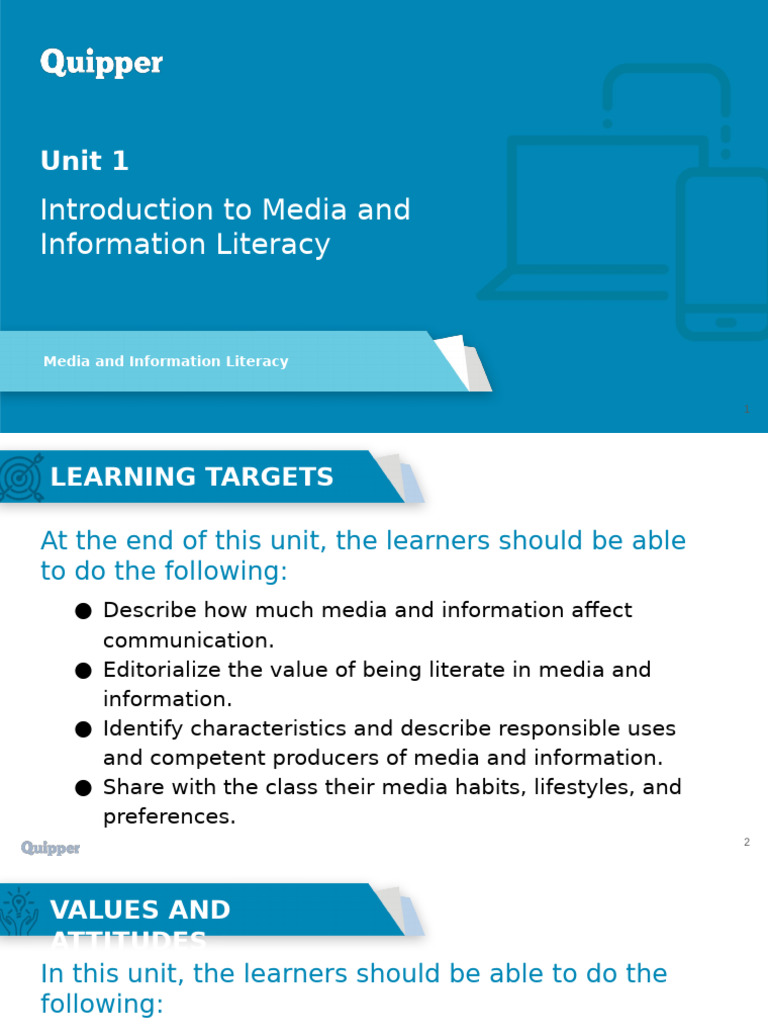Understanding Media Literacy Concepts | PDF | Communication | Human ...