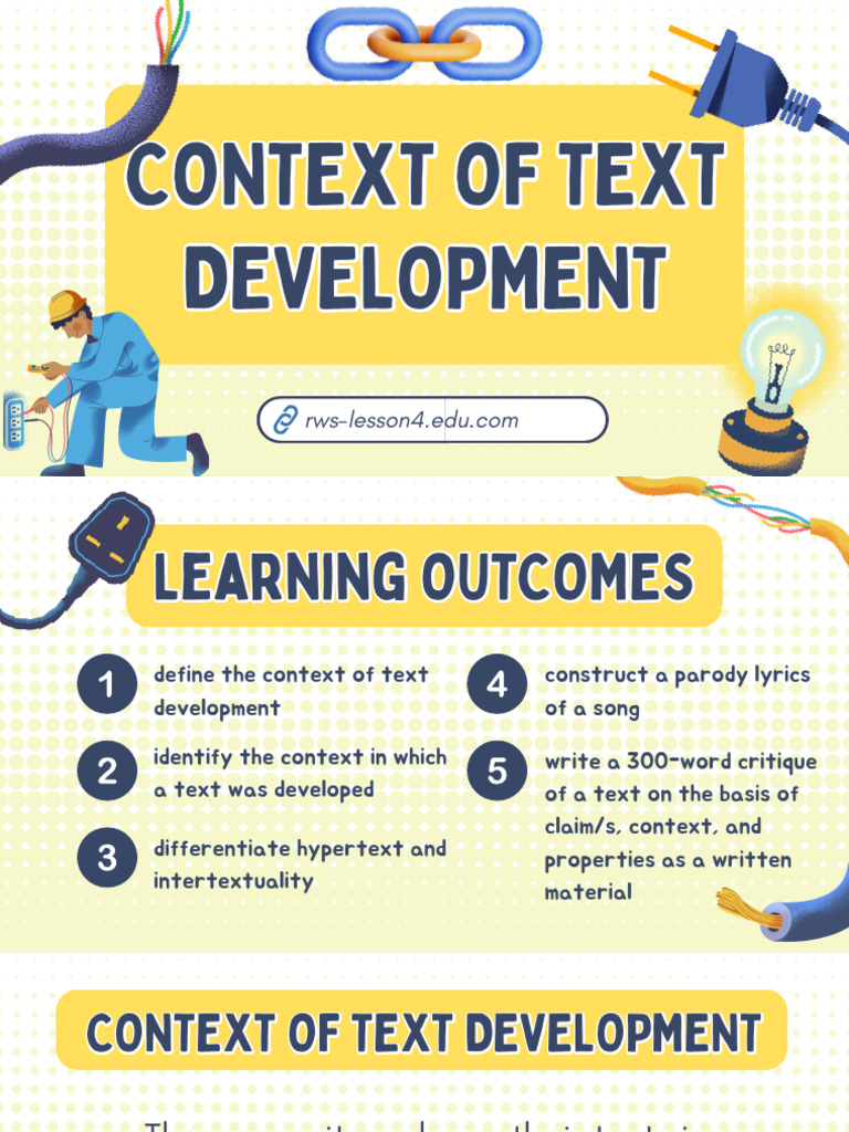 Understanding Text Context and Development | PDF | Intertextuality ...