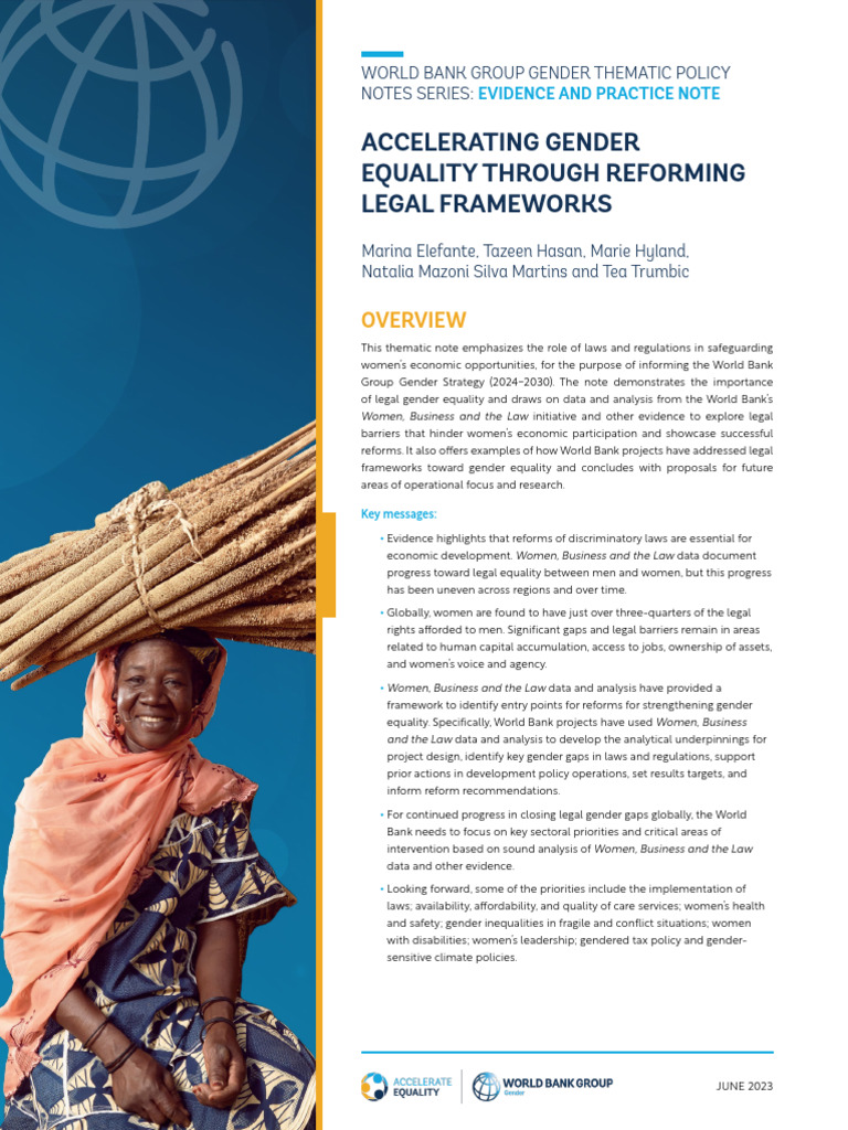 Photo inspiration: Gallery Detail: Legal Reforms For Women S Economic Equality Pdf Parental Leave