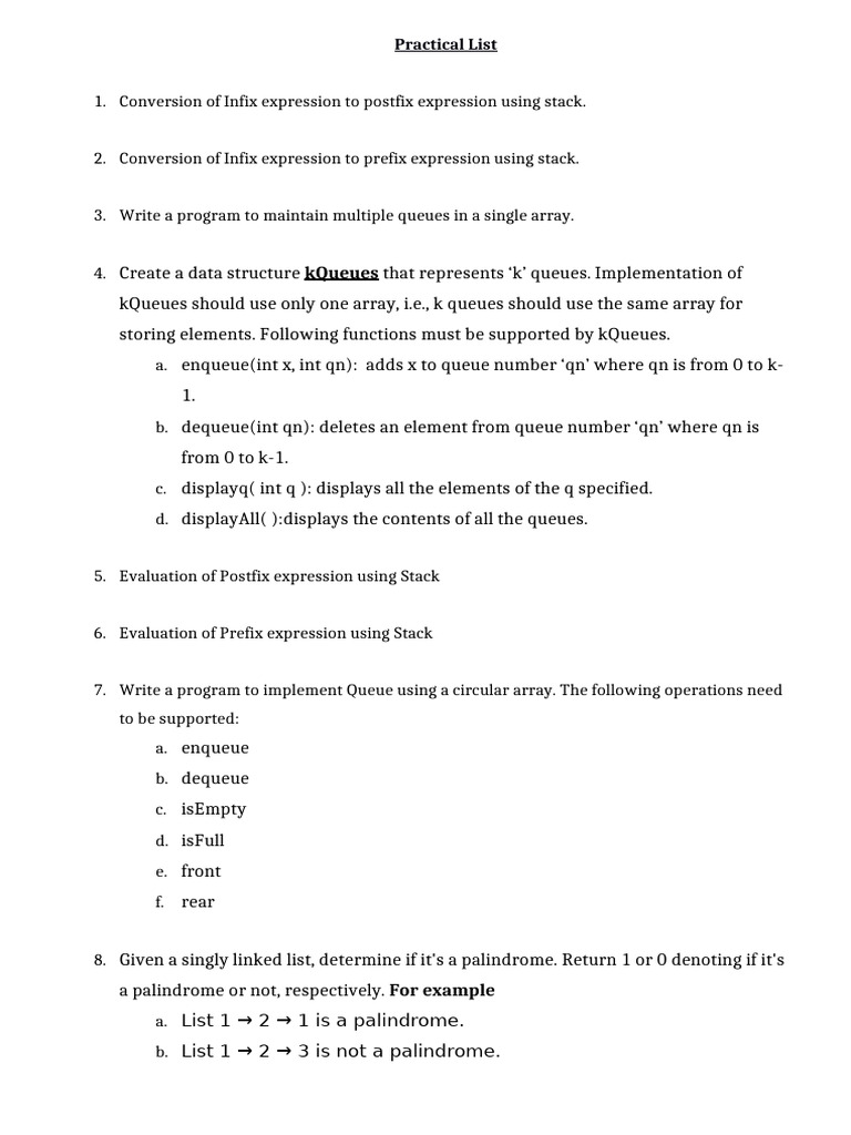 Data Structures and Algorithms Guide | PDF | Queue (Abstract Data Type ...