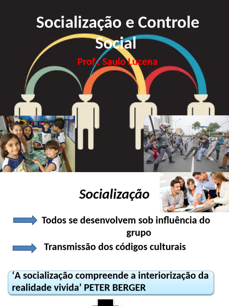 Socialização e Controle Social: Conceitos e Exemplos | PDF | Família ...