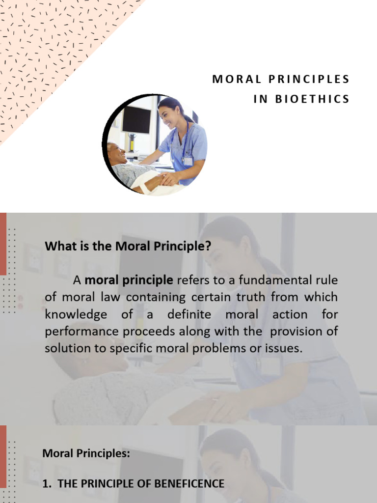 Moral Principles in Bioethics Explained | PDF | Health Care | Natural Law
