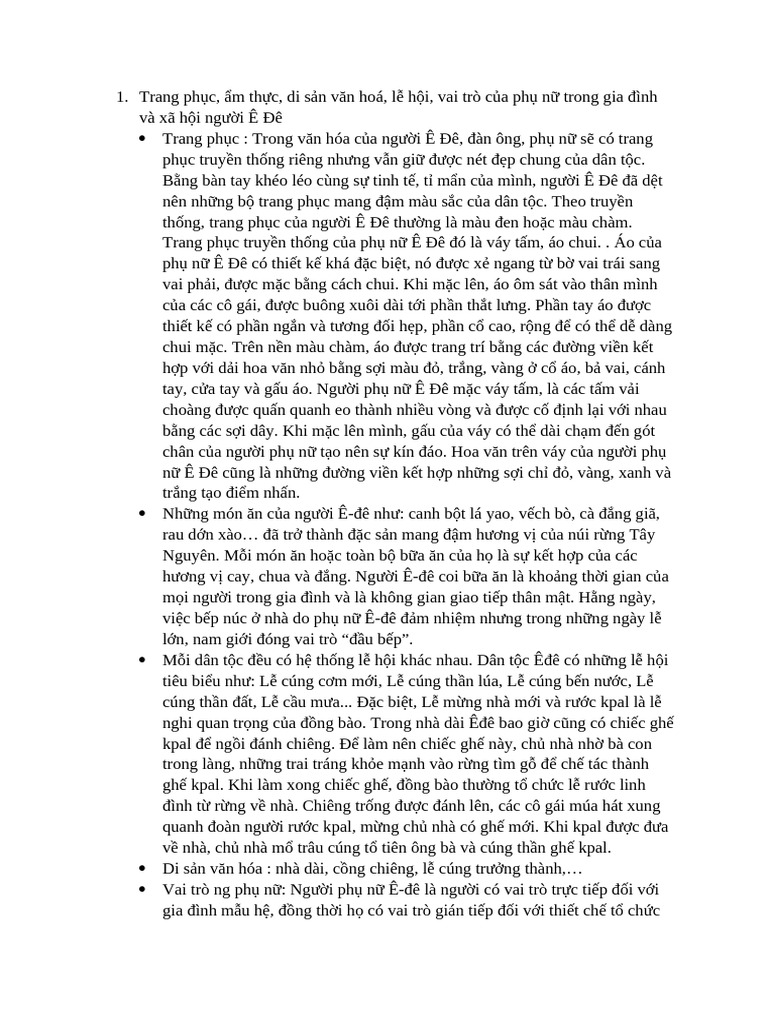 Ê Đê | PDF
