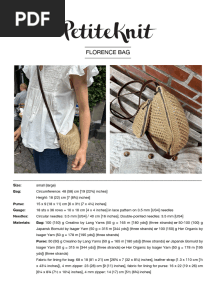 Florence Bag ENGLISH