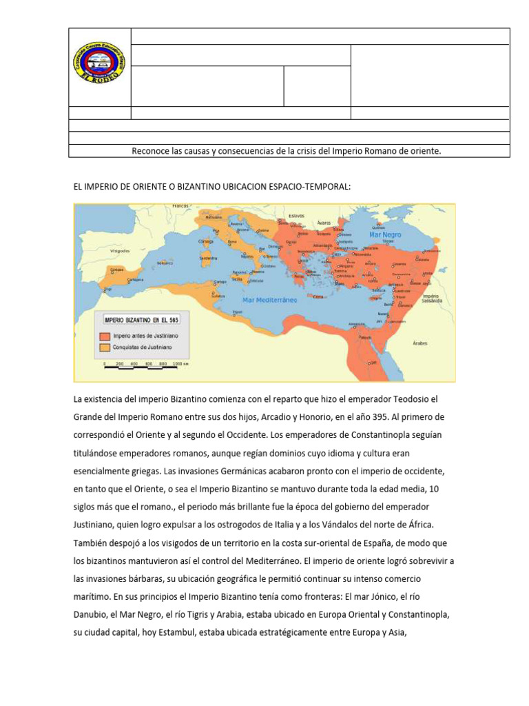 Historia del Imperio Bizantino | PDF | imperio Bizantino | imperio Romano
