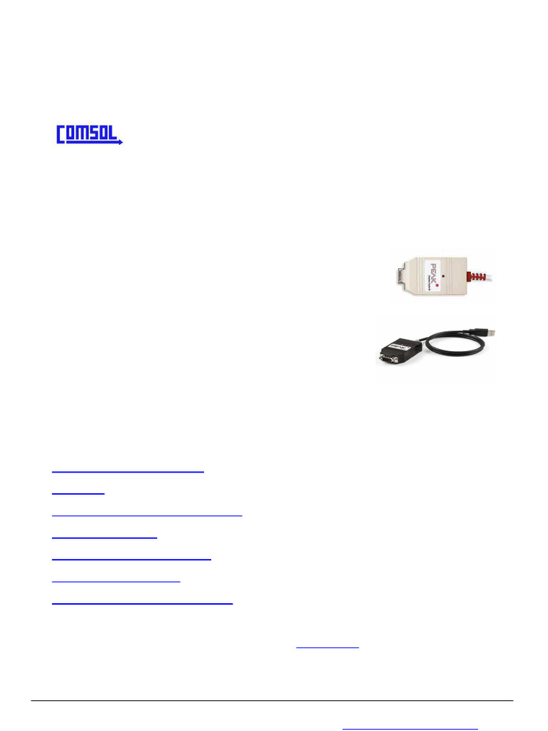 PCAN USB Leaflet | PDF | Usb | Microsoft Excel