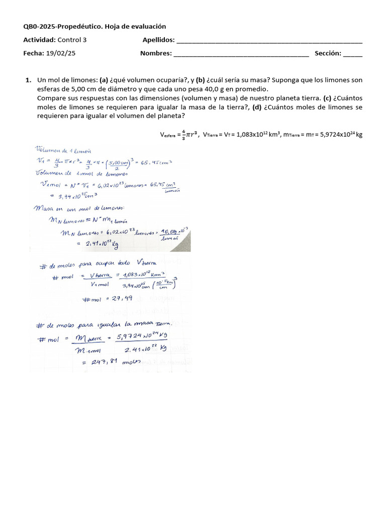Qb0 2025 V - Control 3 - Solución | PDF