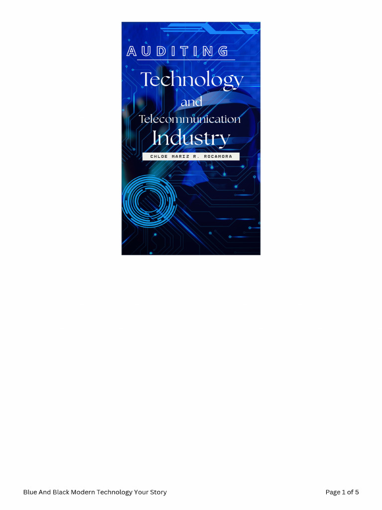Blue and Black Modern Technology Your Story | PDF