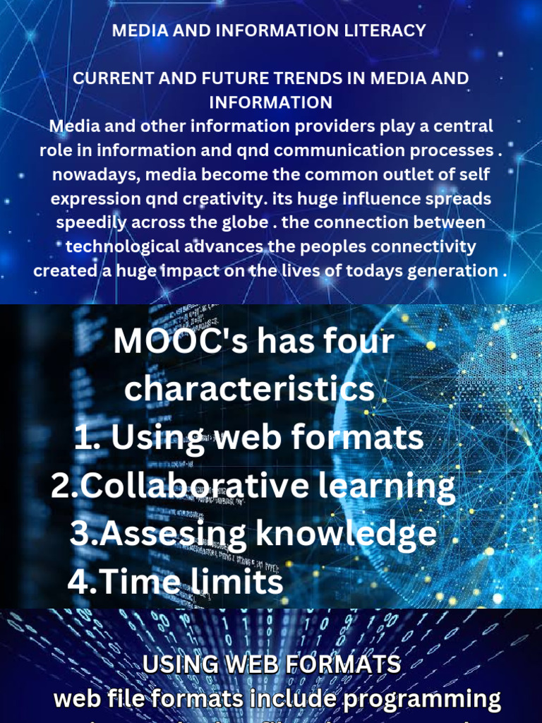 Media and Other Information Providers Play A Central Role in ...