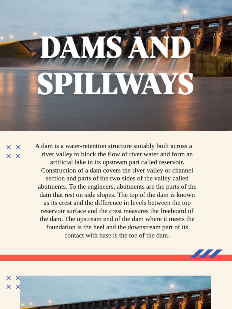 Dams and Spillways Overview | PDF | Dam | Spillway