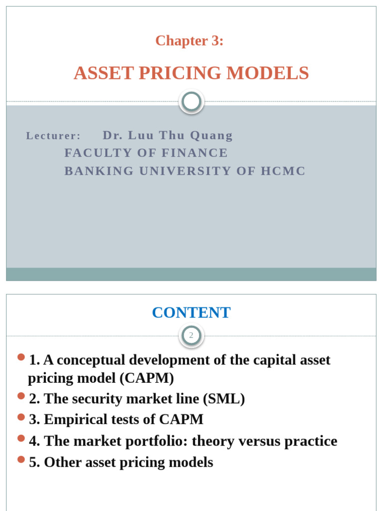 Understanding Stock Beta in CAPM | PDF | Capital Asset Pricing Model ...