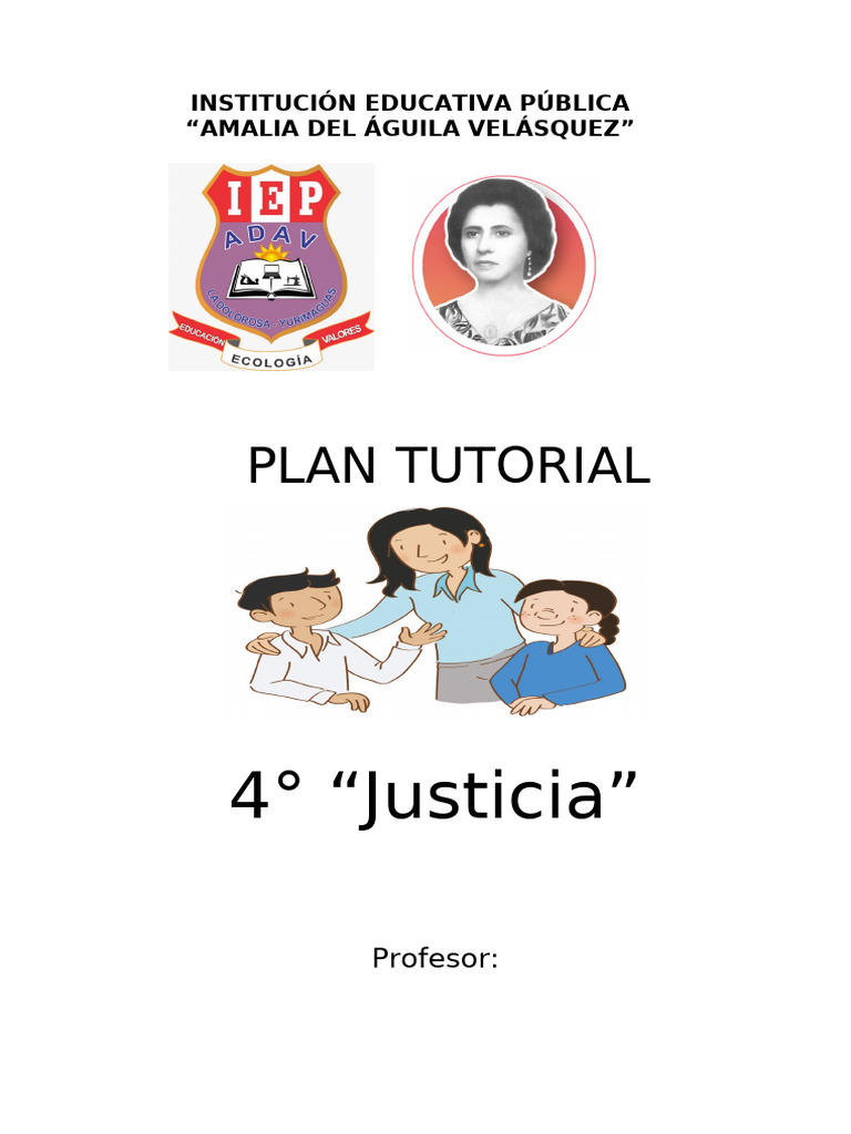 Plan Tutorial 2023 - Antonio | PDF | Salón de clases | Enseñando