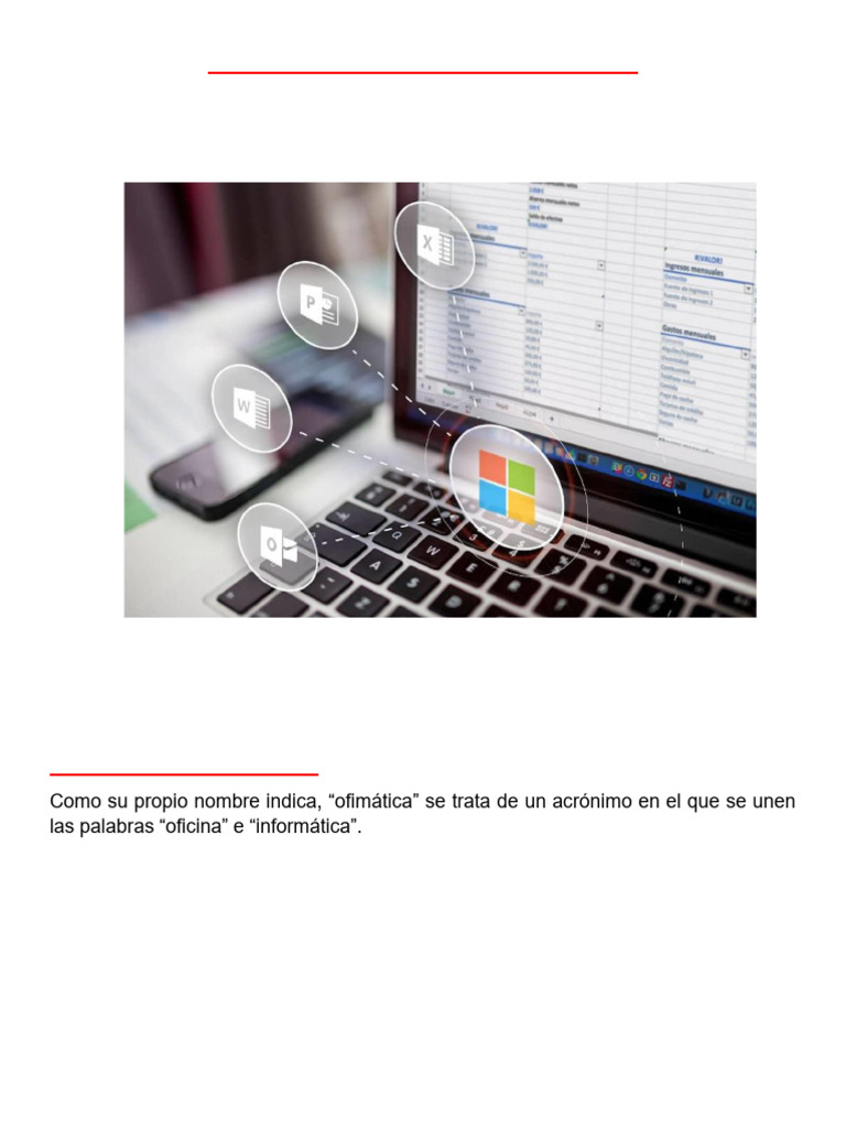 Introducción a la Ofimática y Herramientas | PDF | Microsoft Excel ...