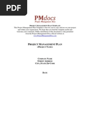 Project Management Plan